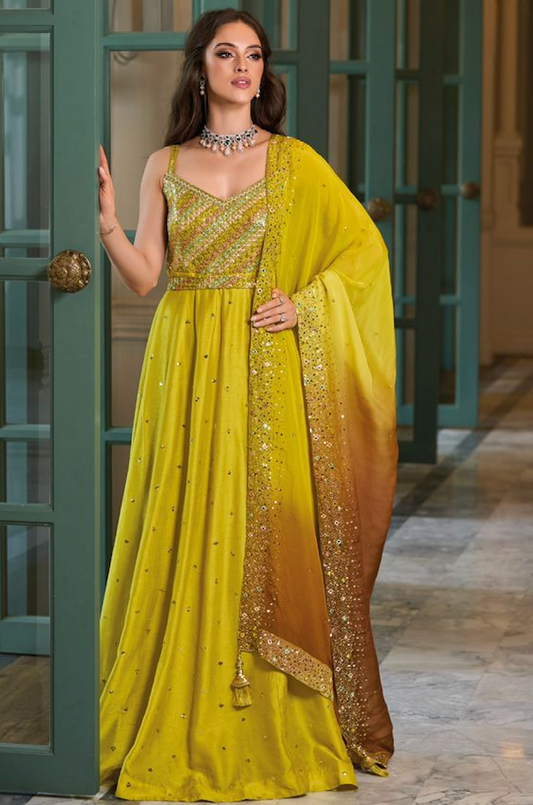 Matrut  | Onyx Mustard Yellow Gown