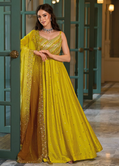 Matrut  | Onyx Mustard Yellow Gown