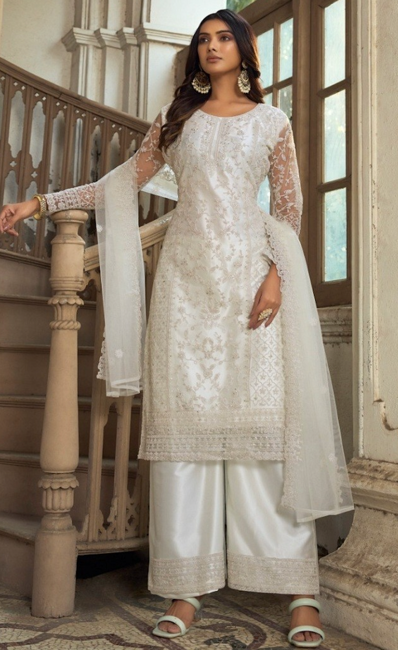 Matrut Snowfall Symphony White Straight Suit