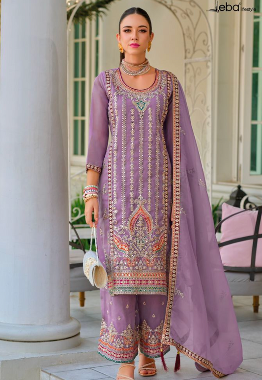 Matrut  | Lush Verdure Straight Lavender Suit