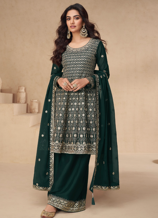 Matrut Sapphire Bliss Dark Green Suit