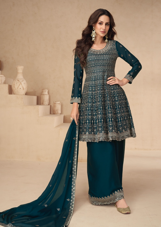 Matrut Sapphire Bliss Navy Blue Suit