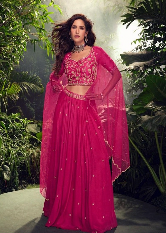 Matrut Maya Meher Pink Lehenga Set