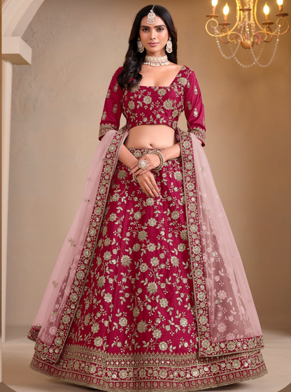 Matrut Royal Roop Pink Lehenga Set