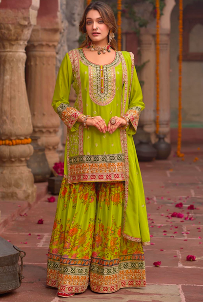 Matrut  | Vibrant Willow Lime Green Suit