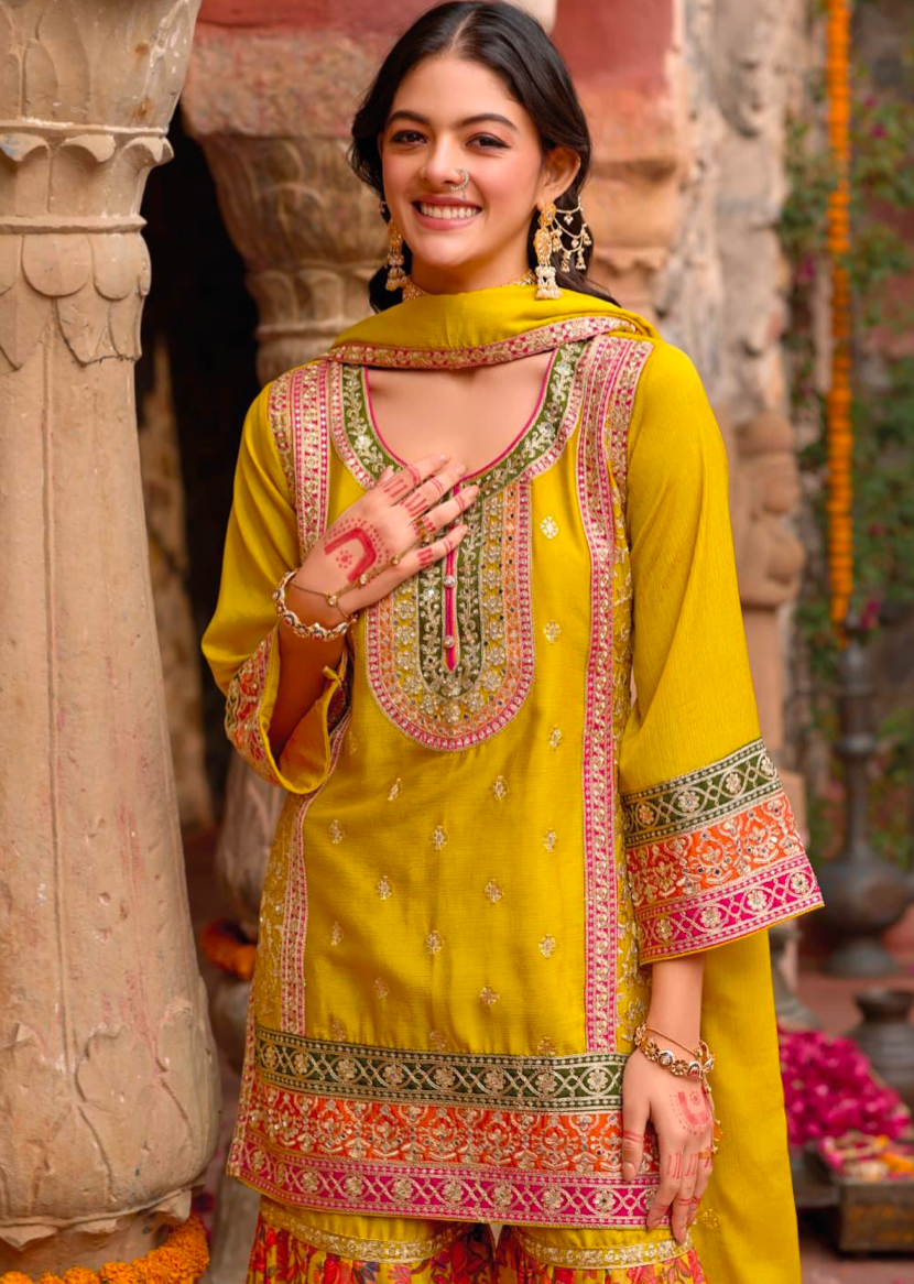 Matrut  | Vibrant Willow Yellow Suit