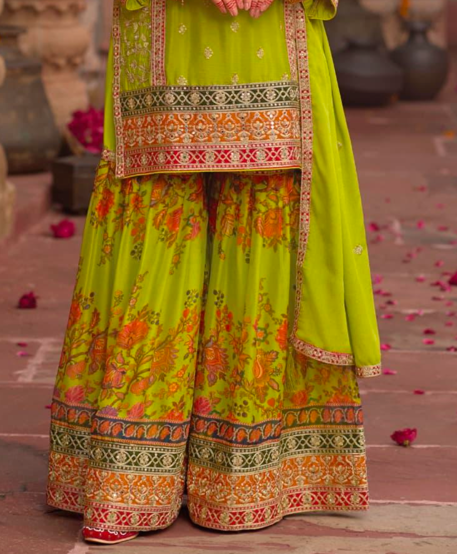 Matrut  | Vibrant Willow Lime Green Suit