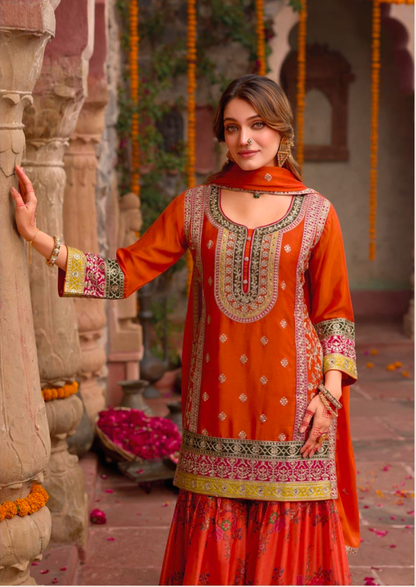 Matrut  | Vibrant Willow Orange Suit