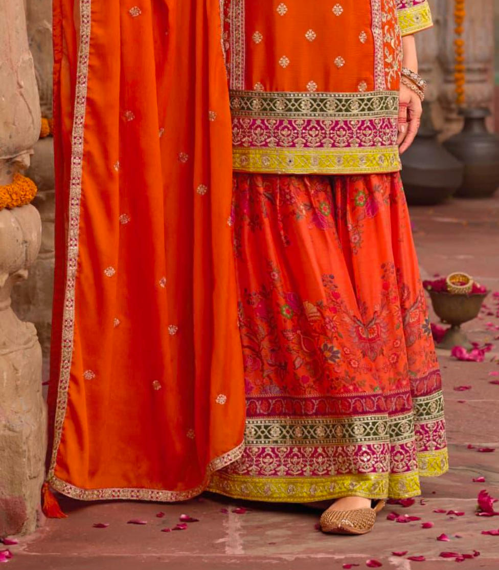 Matrut  | Vibrant Willow Orange Suit