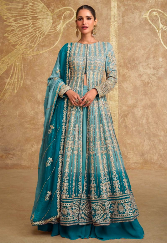 Matrut  | Fiza-E-Festivity Blue Gown