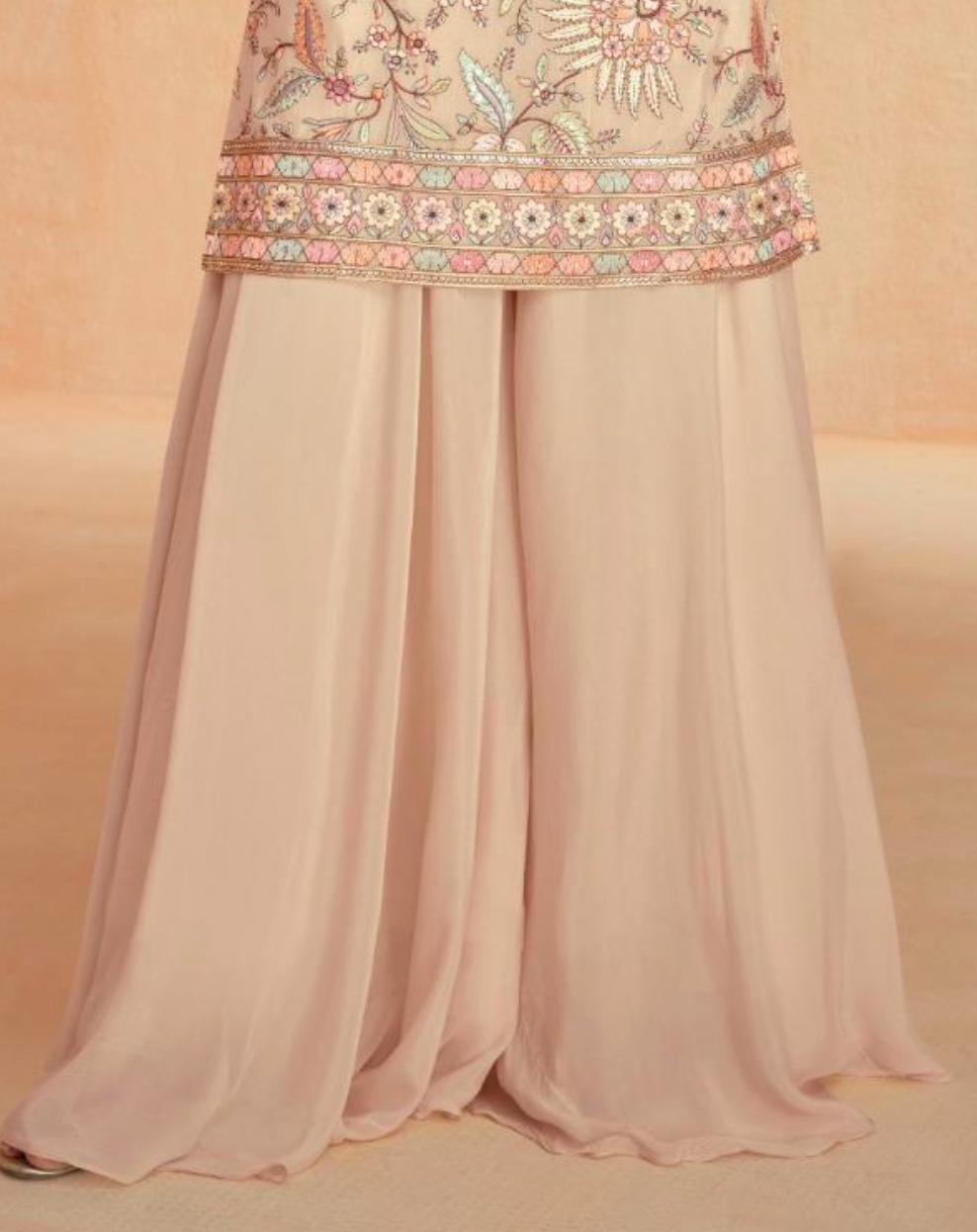 Matrut  | Dream Cream White Sharara Suit