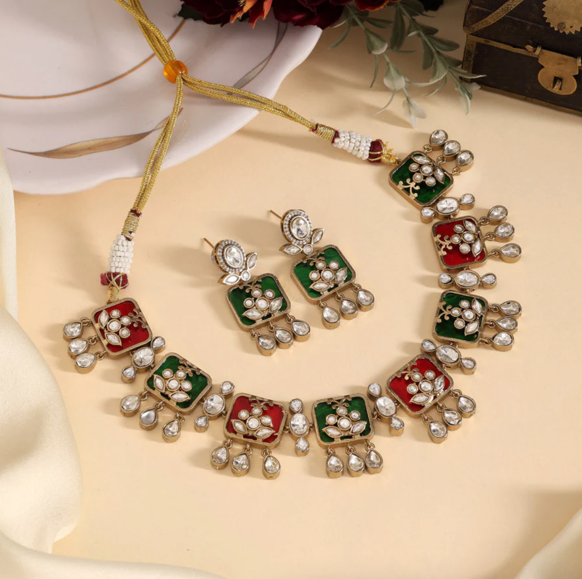 Matrut | Ethnic Necklace Set - M375