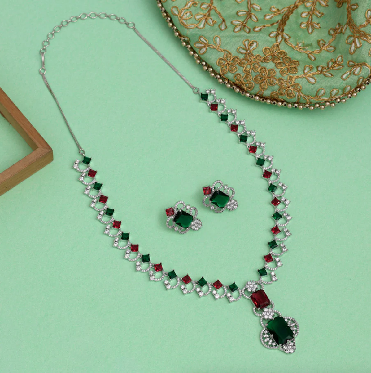 Matrut | Indo-western Necklace Set - IN347