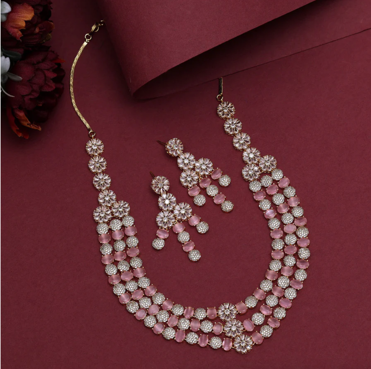 Matrut | Indo-western Necklace Set - IN329