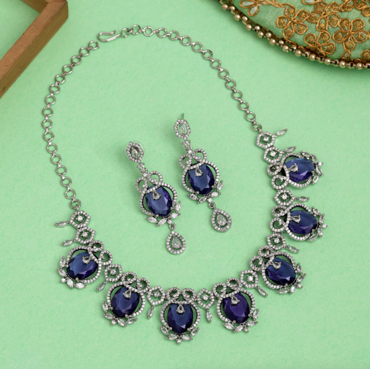 Matrut | Indo-western Necklace Set - IN338