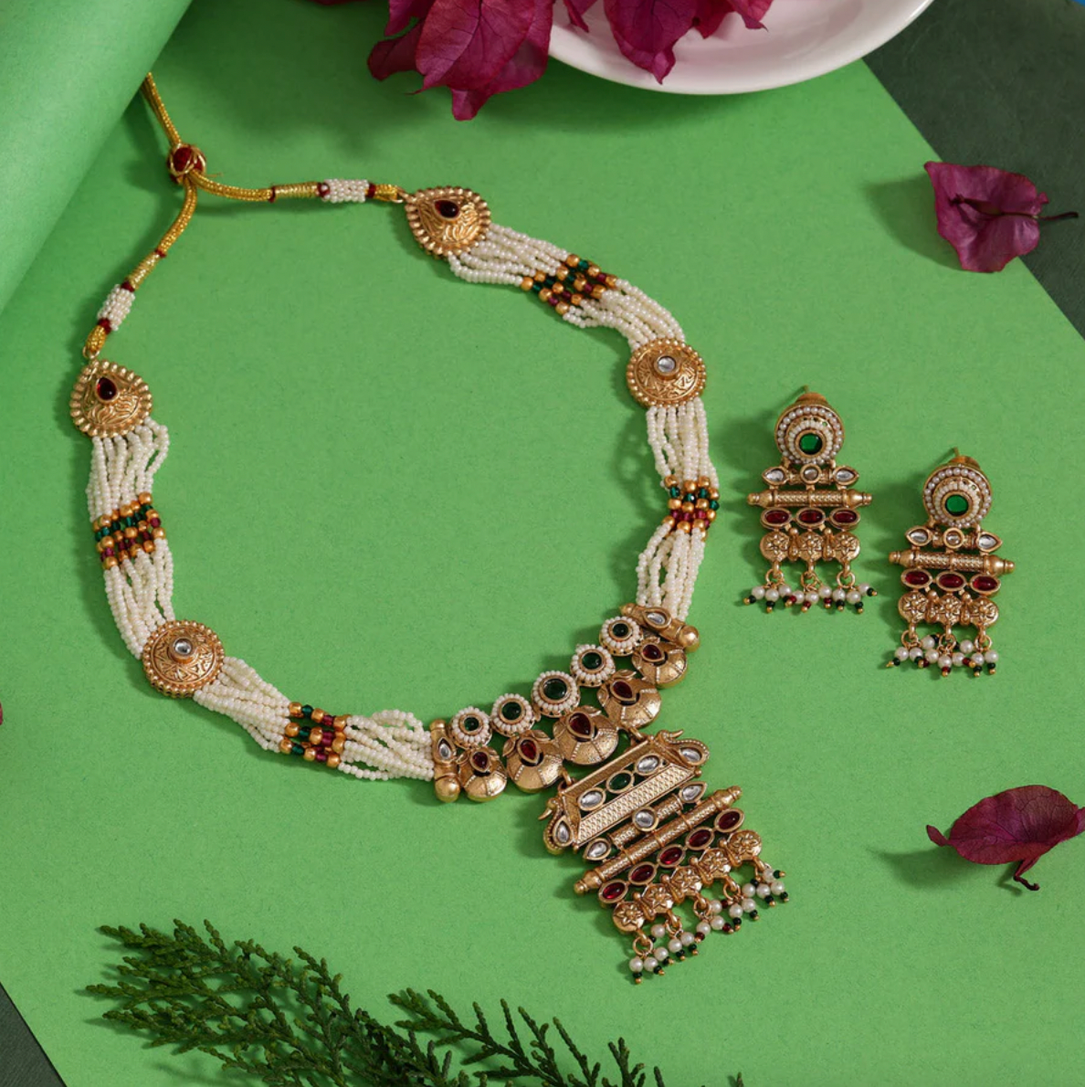 Matrut | Ethnic Necklace Set - M325