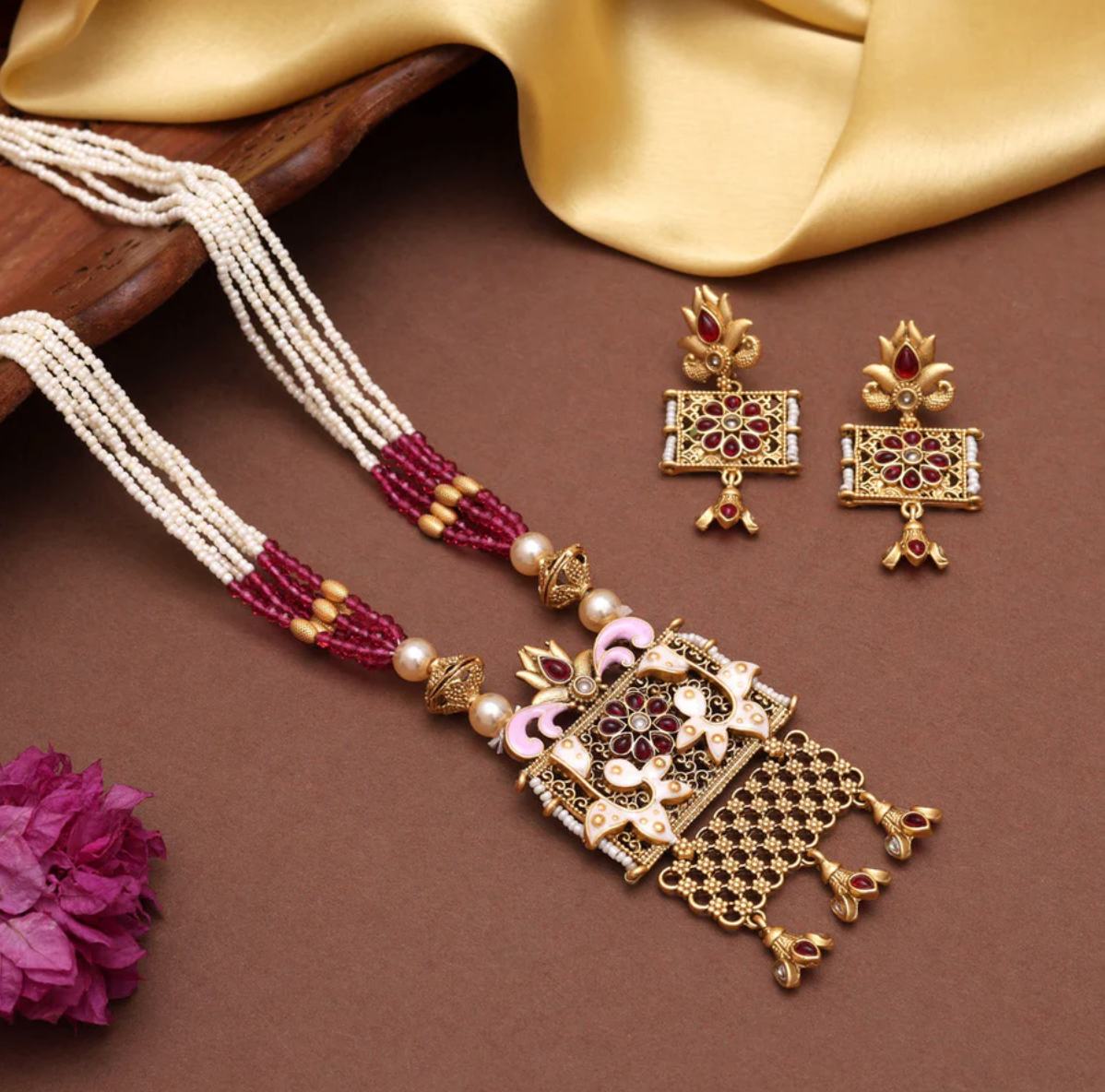 Matrut | Ethnic Necklace Set - M371