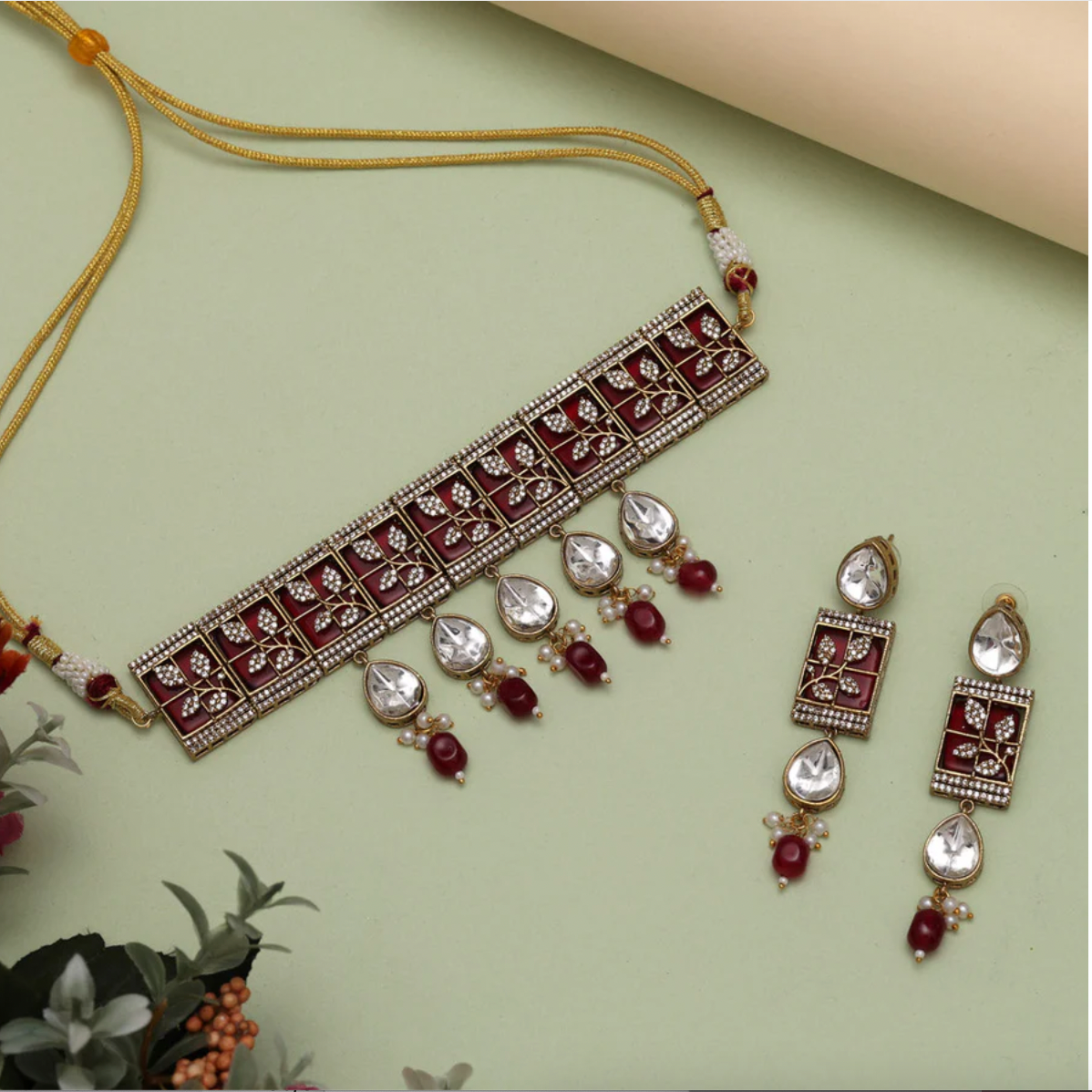 Matrut | Ethnic Necklace Set - M376