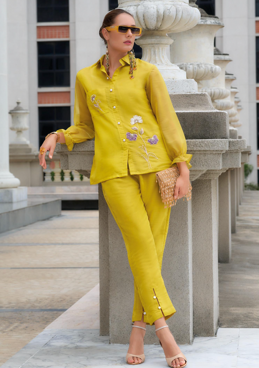 Matrut  | Avant Mustard Yellow Co-ord Set