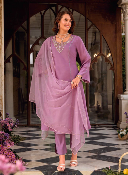 Matrut  | Charisma A-line Purple Suit