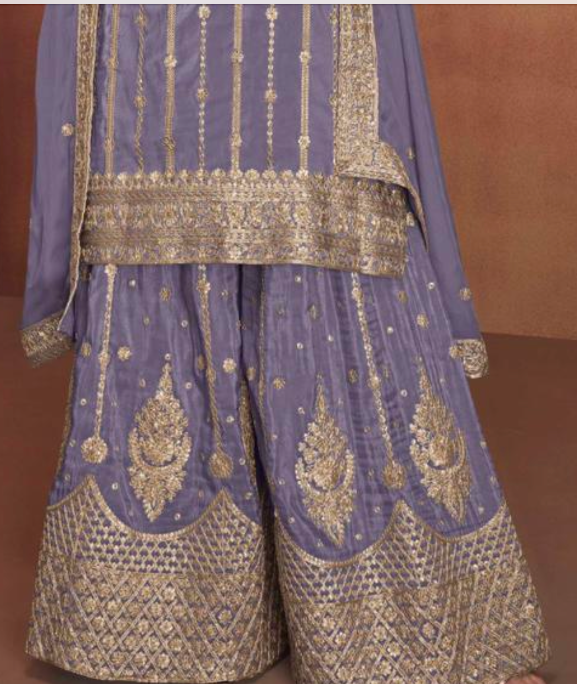 Matrut  | Luxe Eid Glow Lavender Color Suit