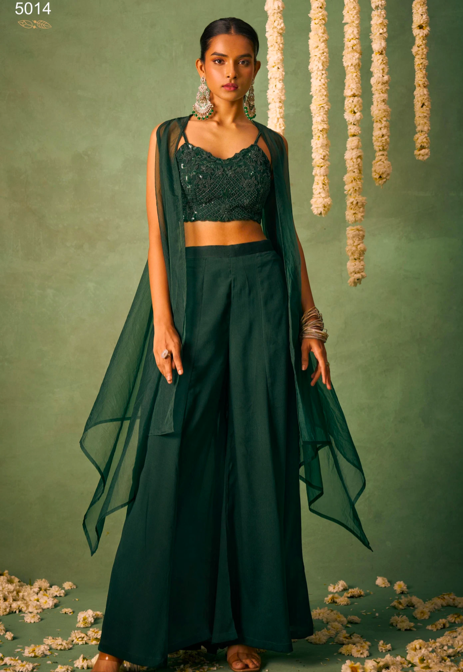 Matrut  |  Noble Empress Green Palazzo Set