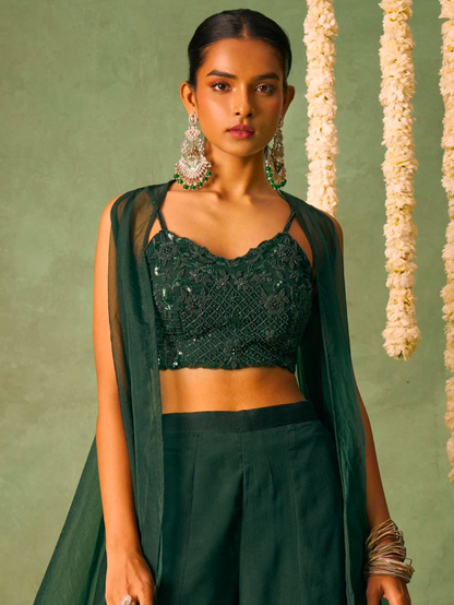 Matrut  |  Noble Empress Green Palazzo Set