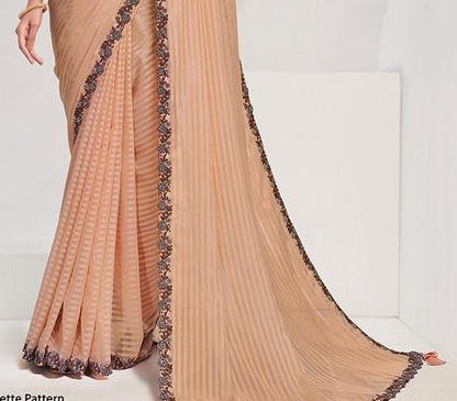 Matrut | Sonjiya Beige Saree