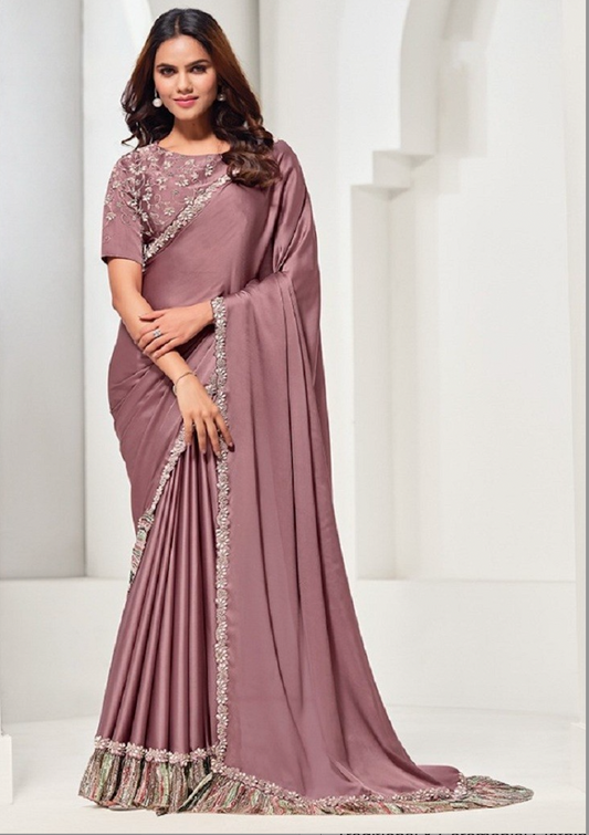 Matrut | Sonjiya Mauve Saree