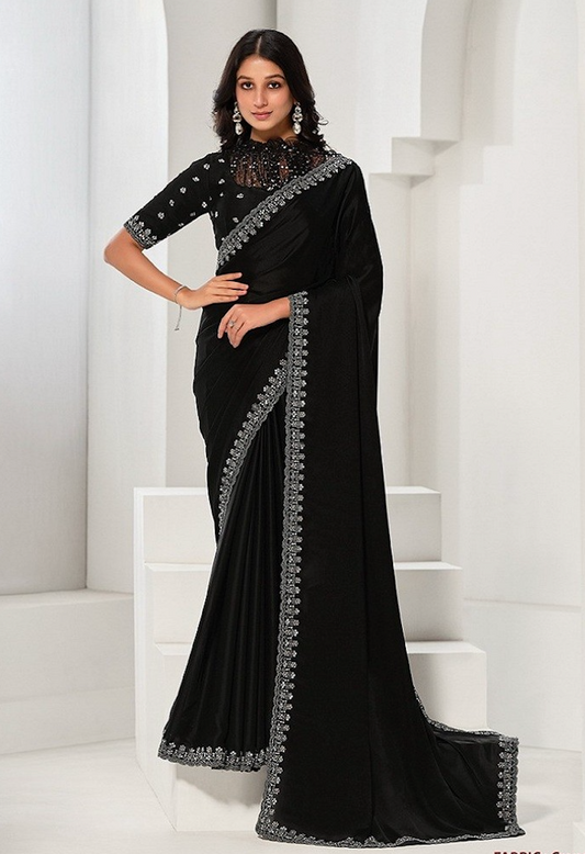 Matrut | Sonjiya Black Saree