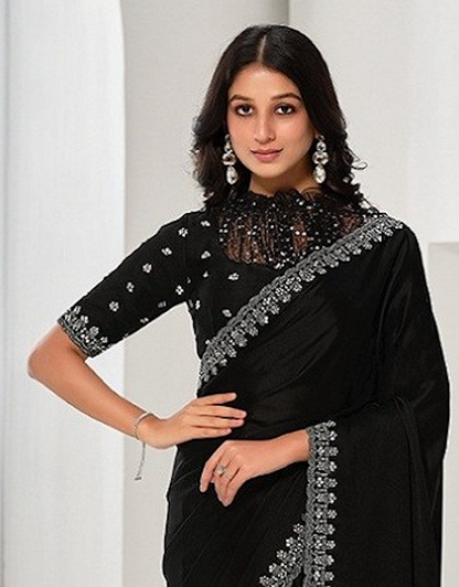 Matrut | Sonjiya Black Saree