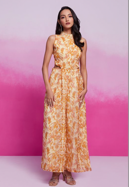 Matrut  |  Sumdress Floral Yellow Jumpsuit