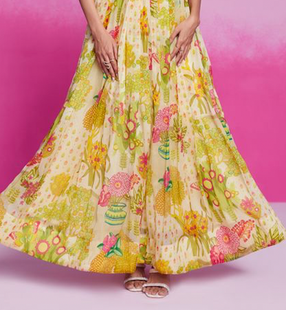 Matrut  |  Sumdress Floral Green Maxi Dress