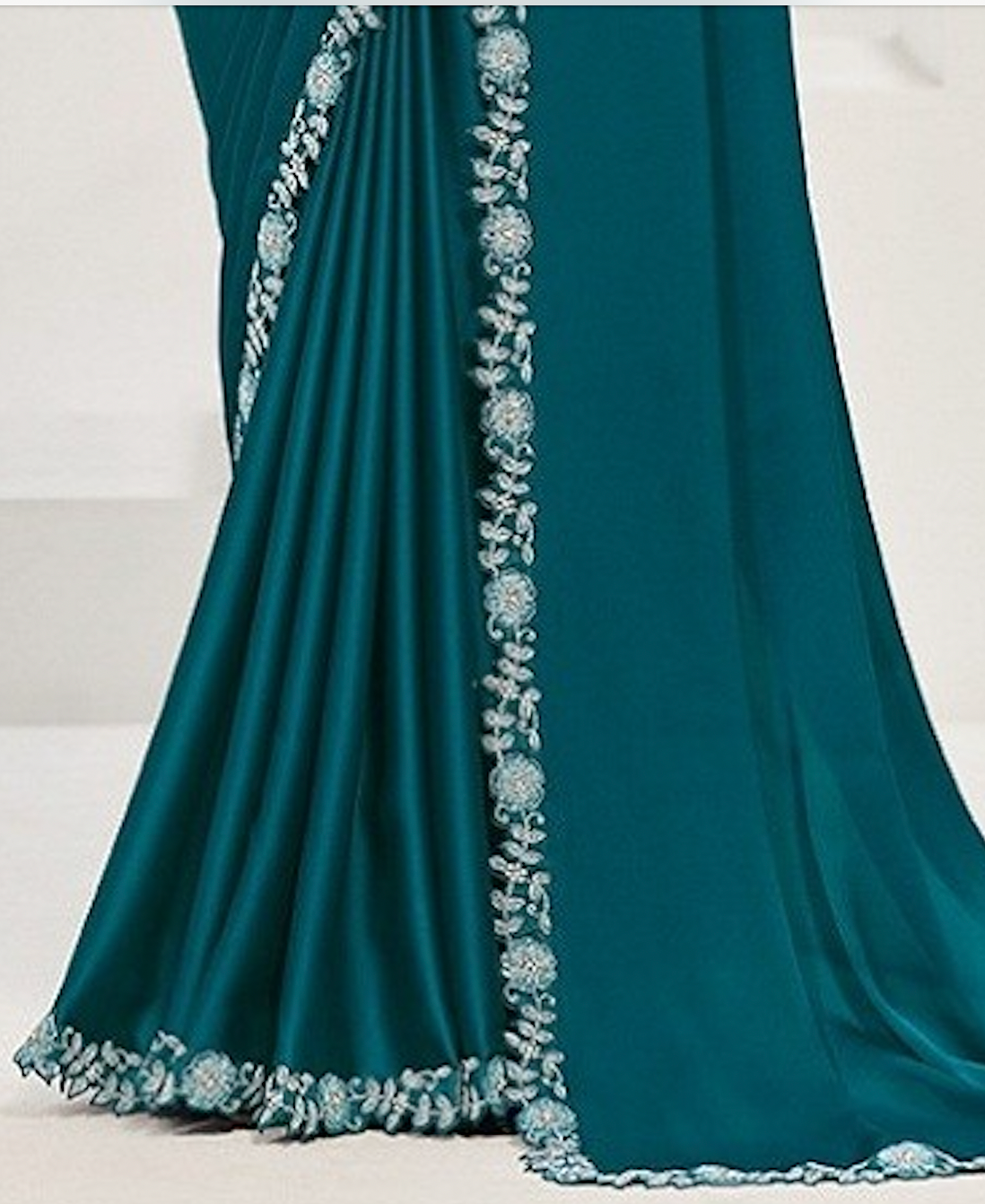 Matrut | Sonjiya Teal Blue Saree