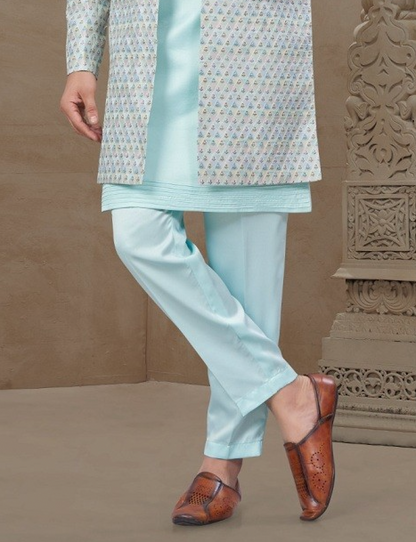 Matrut | Sovereign Style Sea Blue Kurta Set