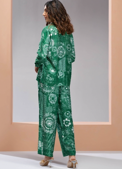 Matrut  |  Happy Voyage Green Co-ord Set