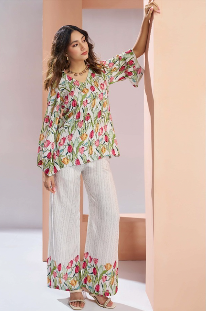 Matrut  |  Happy Voyage White Co-ord Set