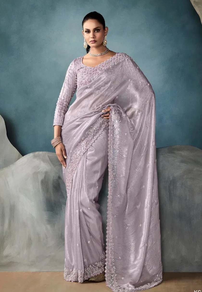 Matrut | Iconic Lilac Saree