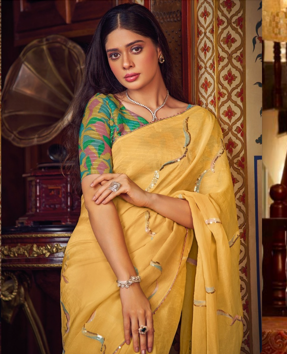 Matrut | Lalala Yellow Saree