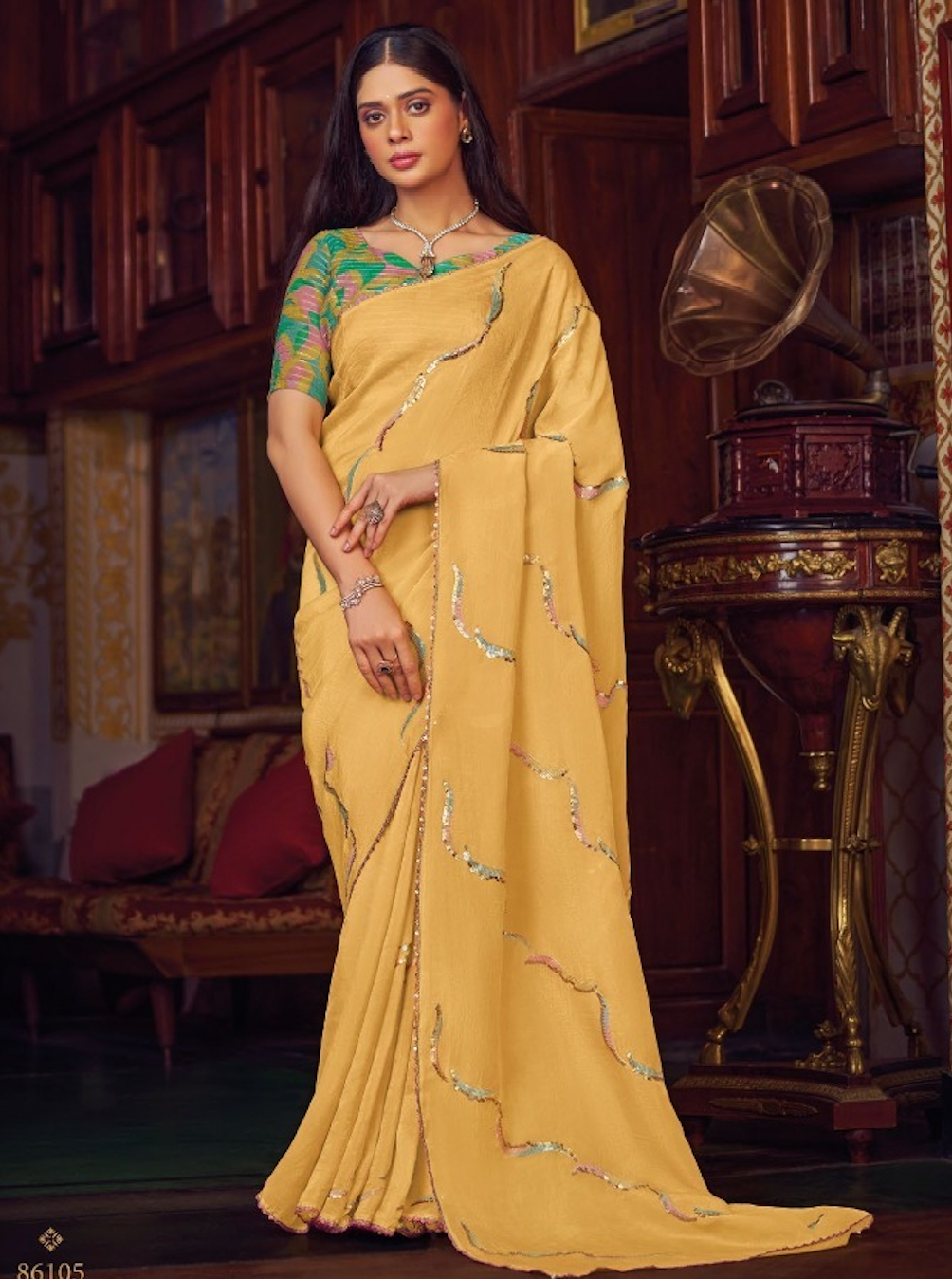 Matrut | Lalala Yellow Saree