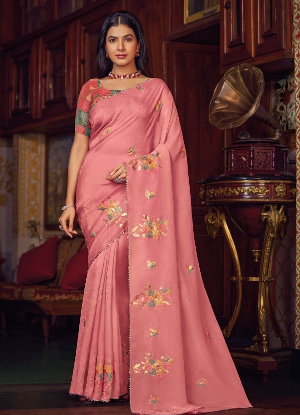 Matrut | Lalala Pink Saree