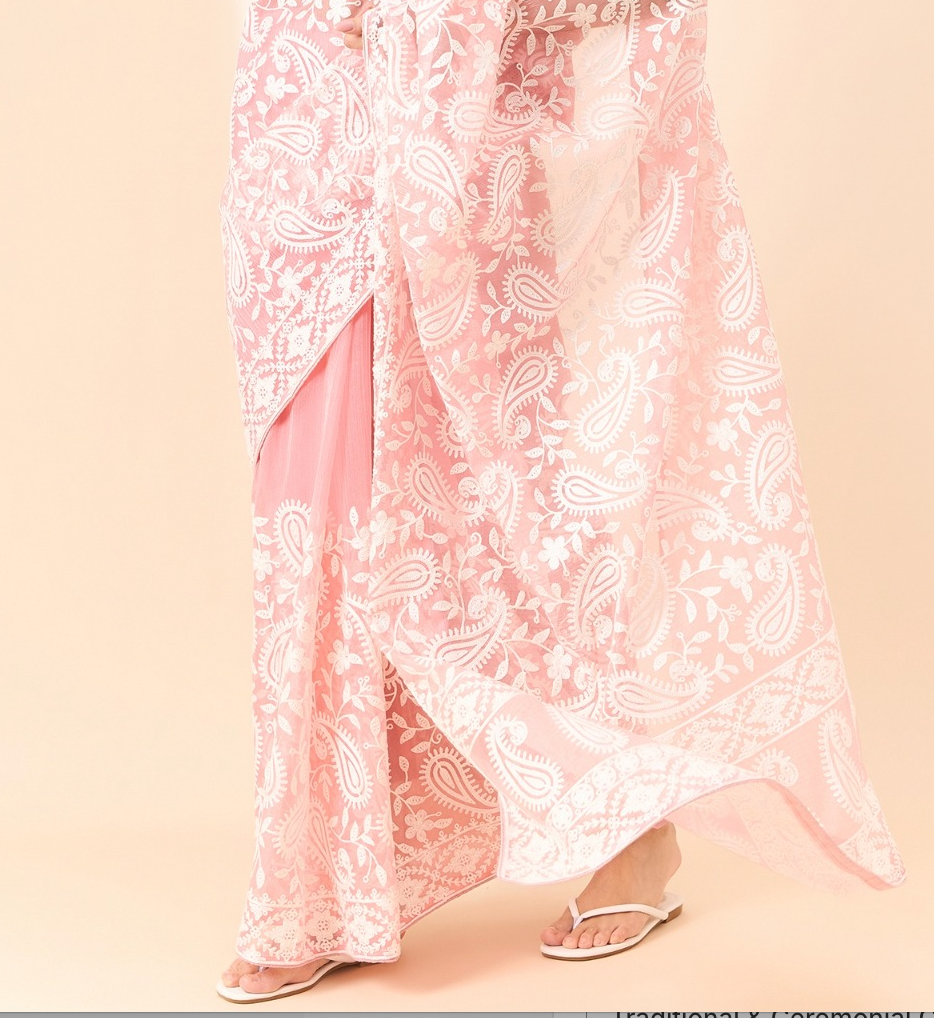 Matrut | Taru Light Pink Saree