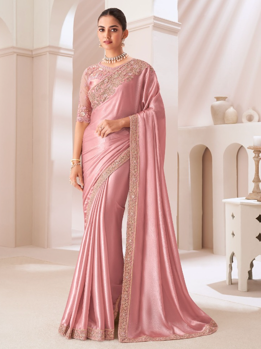 Matrut | Emar Radiance Pink Saree