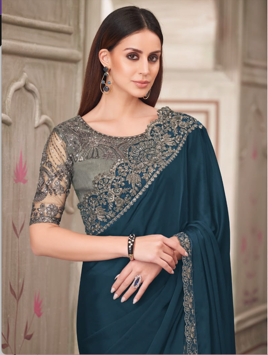 Matrut | Silver Screen Fiona Shimmer Saree
