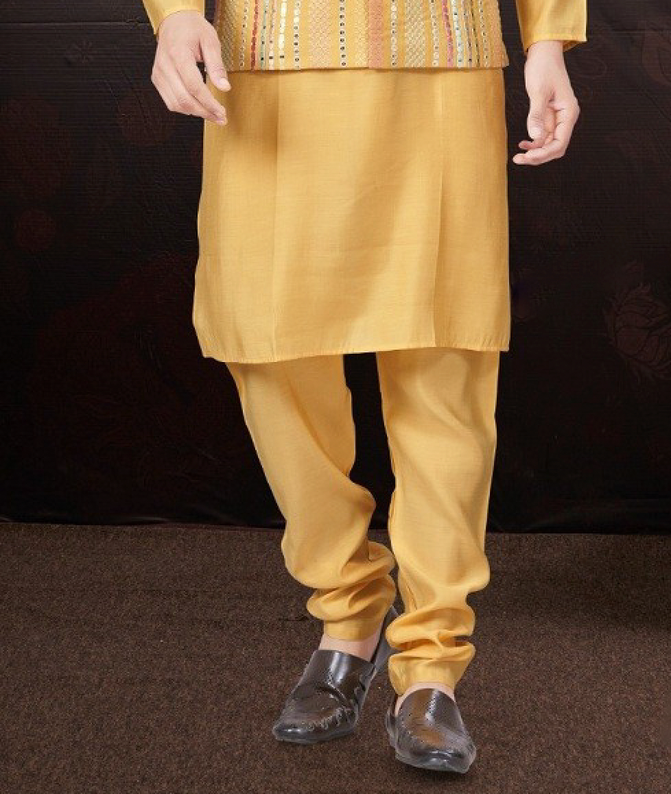 Matrut | Rangroot Mustard Yellow Kurta Set