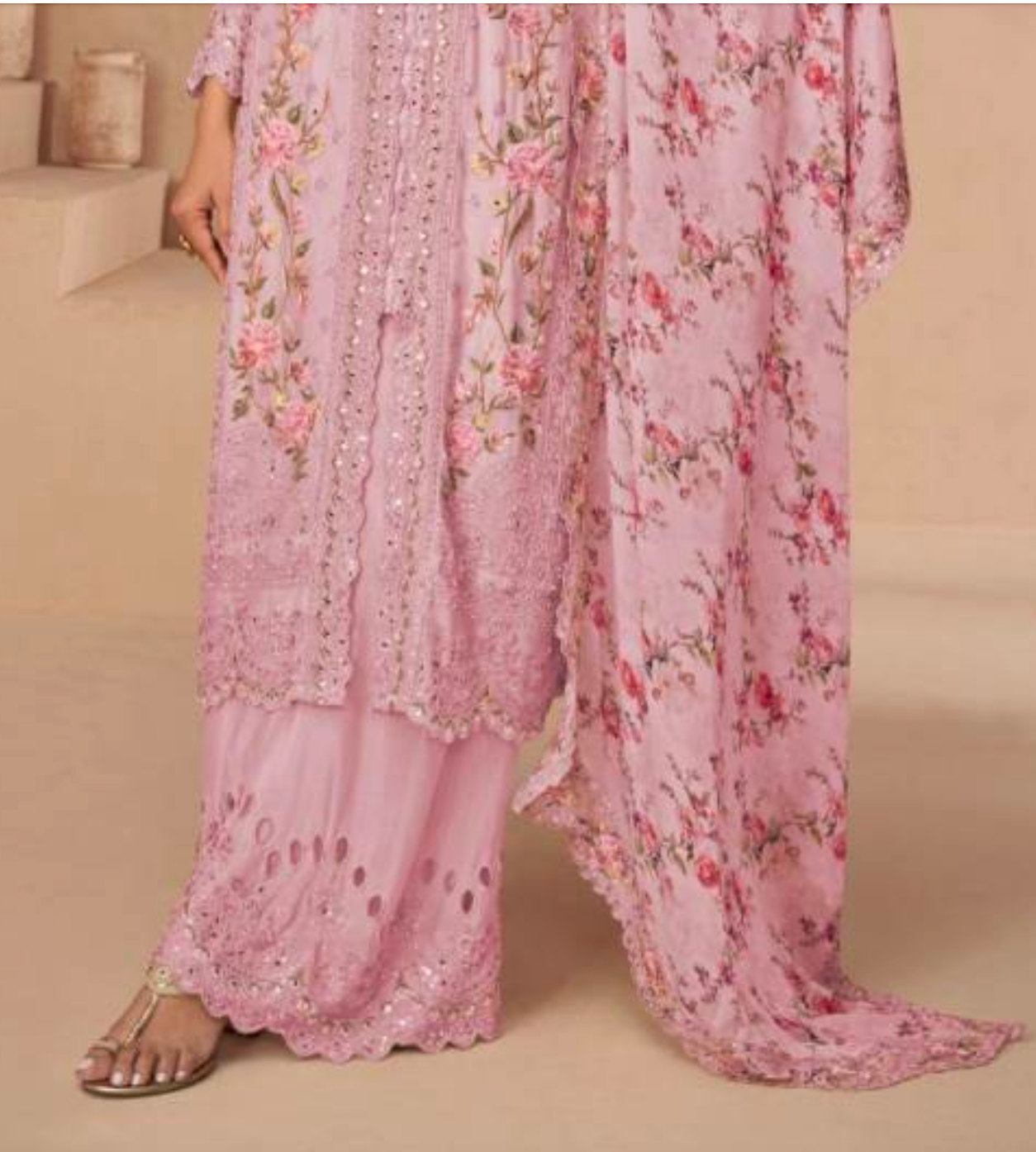 Matrut  | Blossom Ivory Pink Suit