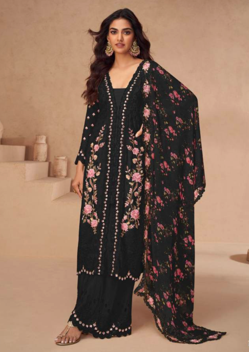 Matrut  | Blossom Ivory Black Suit