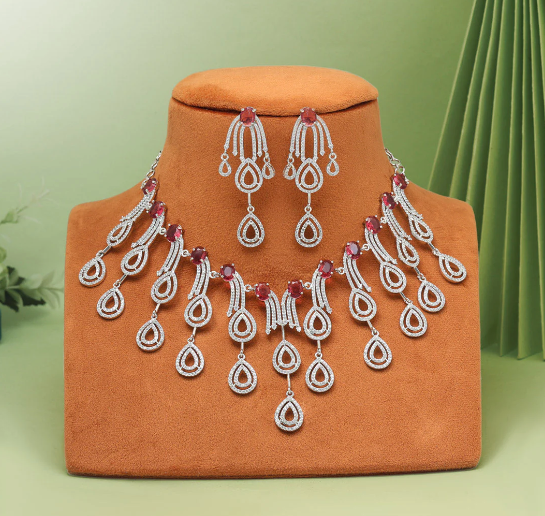 Matrut | Indo-western Necklace Set - IN366