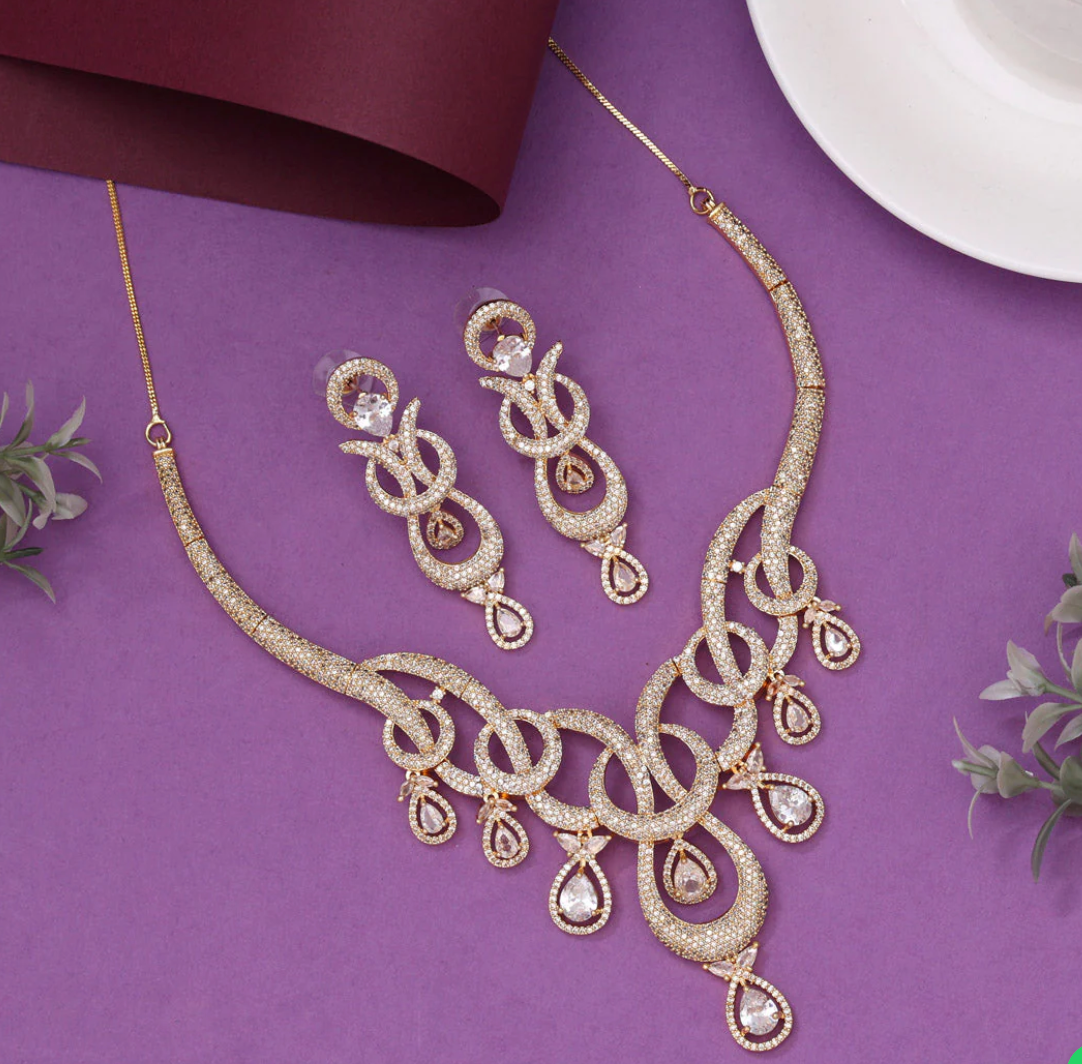 Matrut | Indo-western Necklace Set - IN368