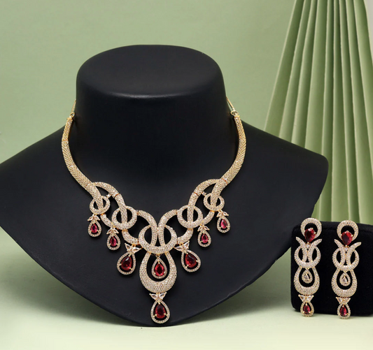 Matrut | Indo-western Necklace Set - IN369